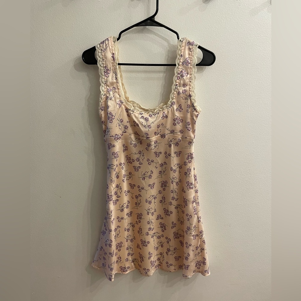 Mini floral dress